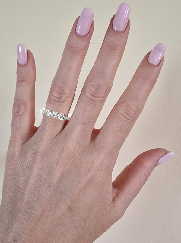 Bespoke Diamond Trilogy Ring