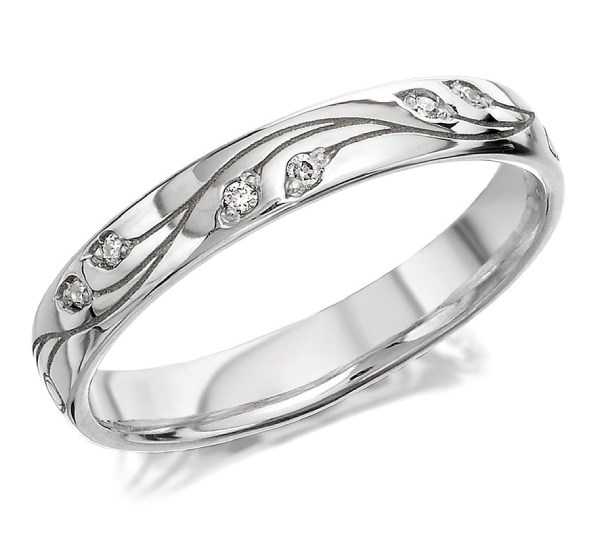 Diamond Set Wedding Rings