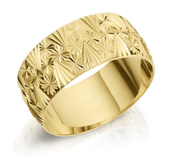 Patterned Wedding Rings