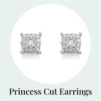Princess Cut Earrings