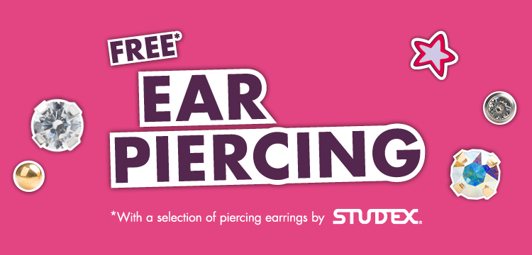 Ear Piercings at F.Hinds the Jewellers