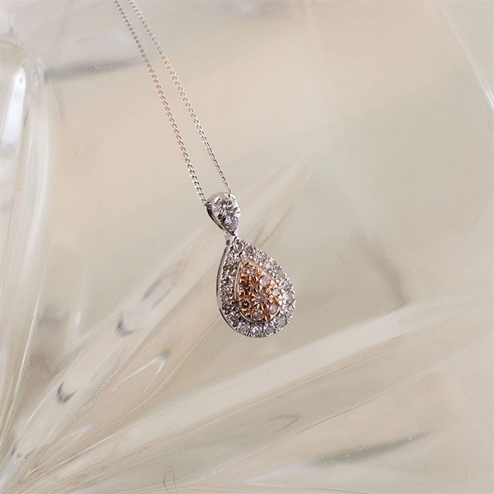 Pink Diamond Necklace