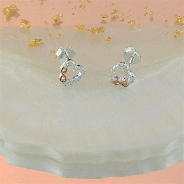 Infinite Heart Earrings