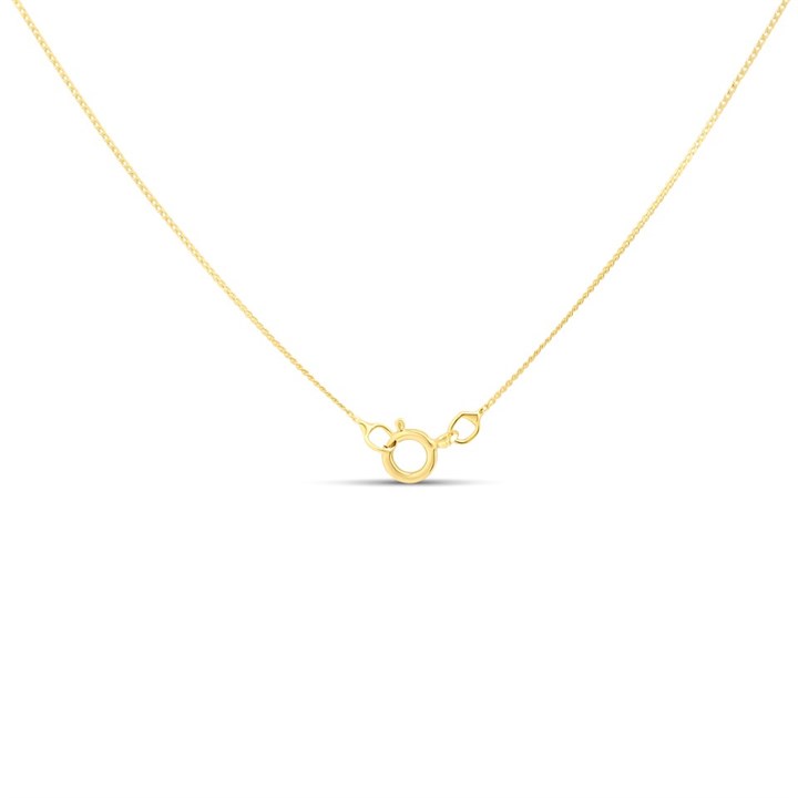 9ct Gold Swirl Garnet Necklace - R82128 | F.Hinds Jewellers