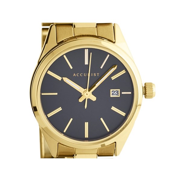 Accurist 8335 Gold Plated Bracelet Watch W72132 F.Hinds Jewellers