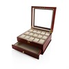 Mele & Co Lockable Fifteen Part Wooden Watch Box - A1997 Alternative Image