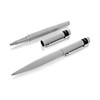 Hugo Boss Loop Diamond Chrome Ballpoint And Rollerball Pen Set - A24123 Alternative Image