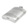 6oz Celtic Pewter Screw Top Hip Flask - A3144 Alternative Image