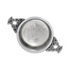 Chrome Plated Thistle Design Quaich Whiskey Tasting Bowl - A3331 Alternative Image