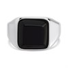 Joseph & George Stainless Steel Onyx Signet Ring - A3412 Alternative Image