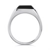 Joseph & George Stainless Steel Onyx Signet Ring - A3412 Alternative Image