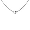 Joseph & George Steel And Black Leather Cross And Chain - A3423 Alternative Image
