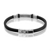 Joseph & George Black Leather Bracelet - 8.5om - A3430 Alternative Image