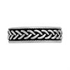 Joseph & George Stainless Steel Weave Ring - A3446 Alternative Image