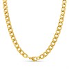 Joseph & George Yellow IP Stainless Steel Curb Necklace - A3455 Alternative Image