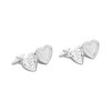 Heart Frame Cufflinks - A45139 Alternative Image