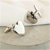 Heart Frame Cufflinks - A45139 Alternative Image