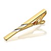 Two Tone Cufflink And Tie Slide Set - A4524 Alternative Image