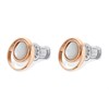 Skagen SKJ1496791 Rose Tone Mother Of Pearl Circle Earrings - A70239 Alternative Image