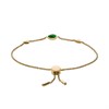 Skagen SKJ1859710 SOFIE Gold Tone IP Green Sea Glass Bracelet - A70268 Alternative Image
