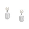 Skagen SKJ1835040 AGNETHE Stainless Steel Freshwater Pearl Earrings - A70274 Alternative Image