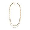 Skagen SKJ1860710 MERETE MESH Gold Tone IP Double Necklace - A70279 Alternative Image