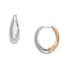 Skagen SKJ1819998 KARIANA WAVES Stainless Steel and Yellow IP Earrings - A70299 Alternative Image
