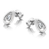 Skagen SKJ1337040 Cubic Zirconia Teardrop Stud Earrings - A7103 Alternative Image