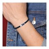 Tommy Hilfiger 2790294 Blue Leather Braided Bracelet - A9616 Alternative Image