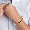 Tommy Hilfiger 2790539 Stainless Steel Gold Tone Onyx Bracelet - A9633 Alternative Image