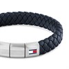 Tommy Hilfiger 2790660 Blue Braided Leather Bracelet - A9653 Alternative Image