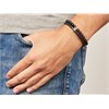 Fossil JF02763040 Black Leather Lava Bead Bracelet - A9715 Alternative Image