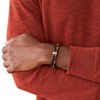 Fossil JF03118040 Tiger's Eye Brown Leather Bracelet - A9728 Alternative Image