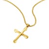 Police PEAGN0010002 Saint II Gold Plated Steel Cross - A98245 Alternative Image