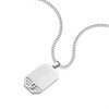 Police PEAGN0035901 URBAN Steel Logo Tag Necklace - A98310 Alternative Image