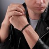 Police PEAGB0035601 URBAN Stainless Steel Beads And Leather Bracelet - A98311 Alternative Image