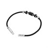 Police PEAGB0032204 BULLION Stainless Steel Black Beads Leather Bracelet - A98313 Alternative Image