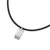 Police PEAGN0038101 URBAN Stainless Steel Leather Necklace - A98316 Alternative Image