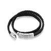 Police PEAGB0037404 URBAN Braided Double Leather Bracelet - A98325 Alternative Image