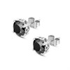 Police PEAGE0038701 ROCK Stainless Steel Black Stone Stud Earrings - A98334 Alternative Image