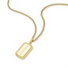 Police PEAGN0041302 URBAN Stainless Steel Gold Tone Tag Necklace - A98346 Alternative Image