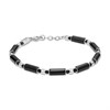 Police PEAGB0037301 URBAN Stainless Steel And Black Bead Bracelet - A98353 Alternative Image