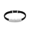 Police PEAGB0040401 URBAN Stainless Steel Leather Bracelet - A98357 Alternative Image