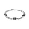 Police PEAGB0078201 URBAN Stainless Steel And Black Bracelet - A98363 Alternative Image