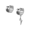Police PEAGE0041102 URBAN Stainless Steel Mismatch Bolt Earrings - A98365 Alternative Image