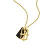 Police PEAGN0003502 NIGHTCROSS Gold Tone IP Cross And Tag Pendant - A98376 Alternative Image
