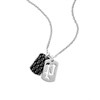 Police PEAGN0003601 OBSIDIAN Steel Duo Tag Necklace - A98377 Alternative Image