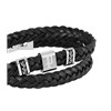 Police PEAGB0013601 BRAIDLINE Black Leather Bracelet - A98384 Alternative Image