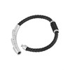 Police PEAGB0014001 URBANCOIL Stainless Steel And Black Leather Bracelet - A98385 Alternative Image