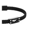 Police PEAGB0015001 CRUSADER Stainless Steel And Black Leather Batman Bracelet - A98386 Alternative Image